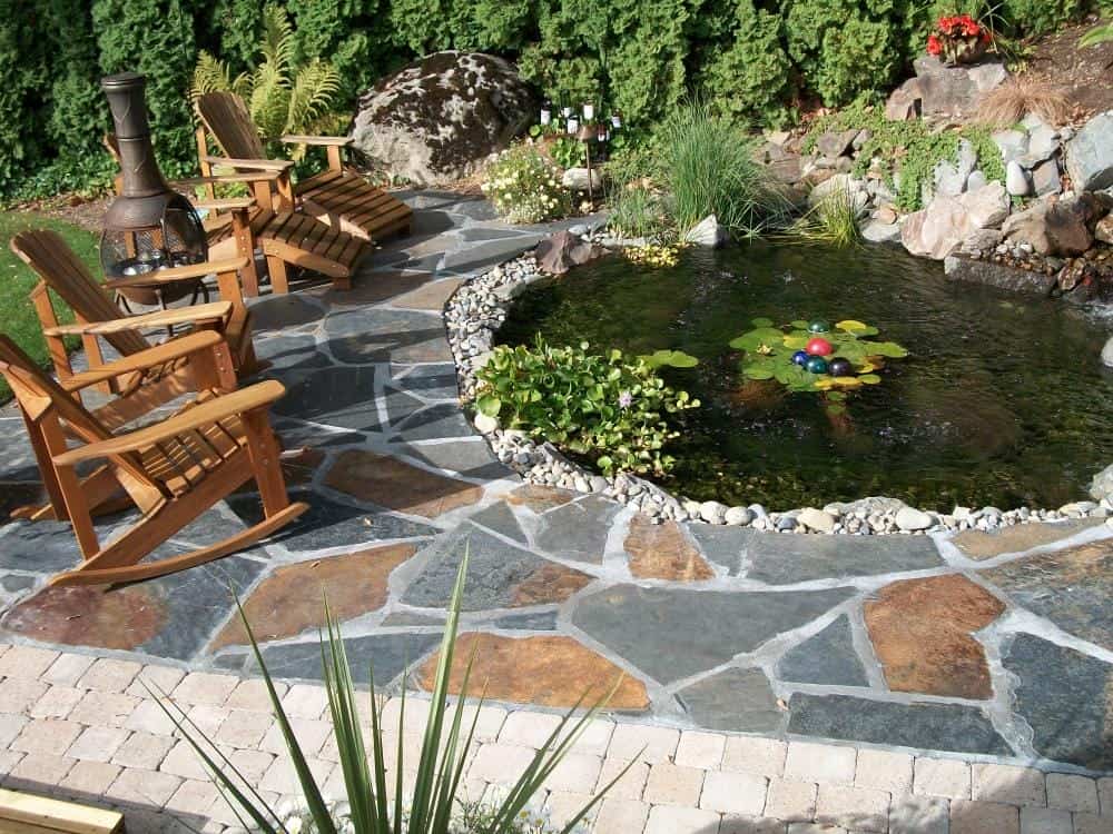 Backyard retreat patio, Tacoma